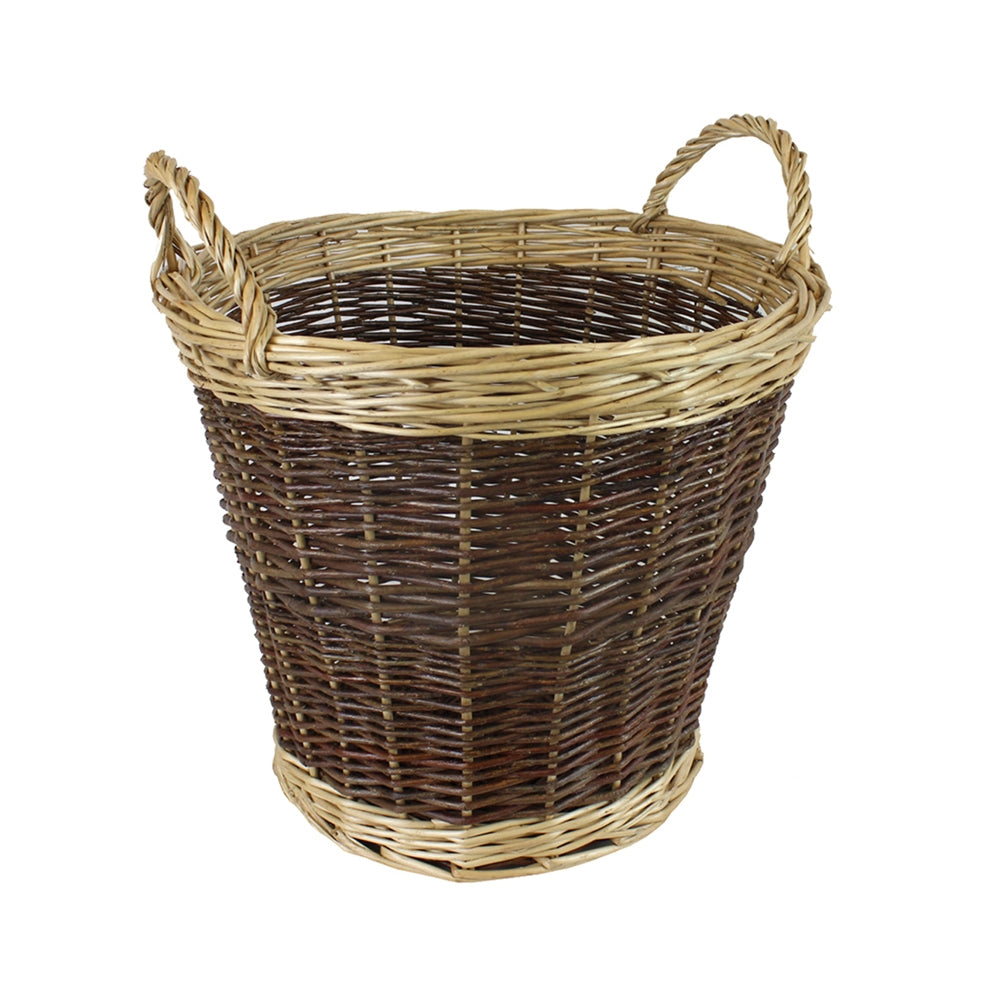 Classic Medium Two Tone Log Basket
