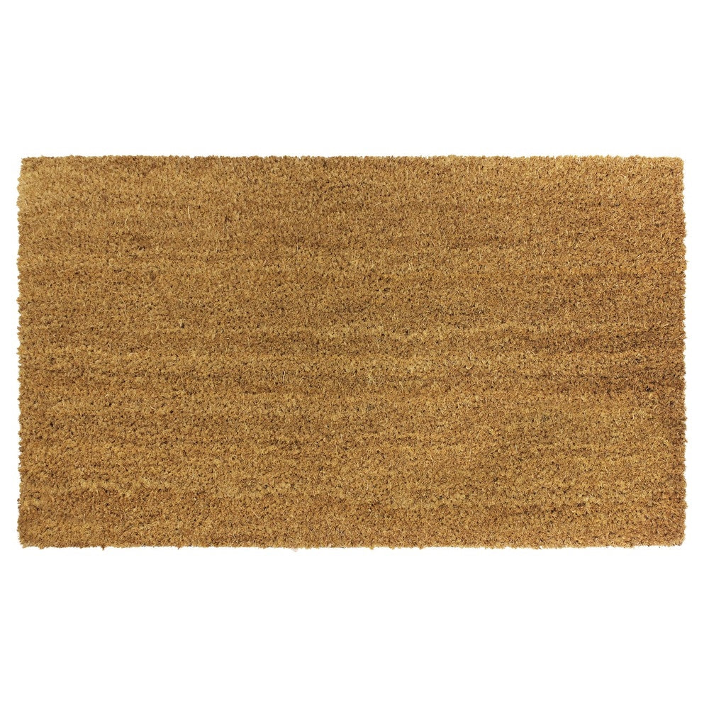 Manor Plain Latex Coir Doormat 40x70cm - Natural