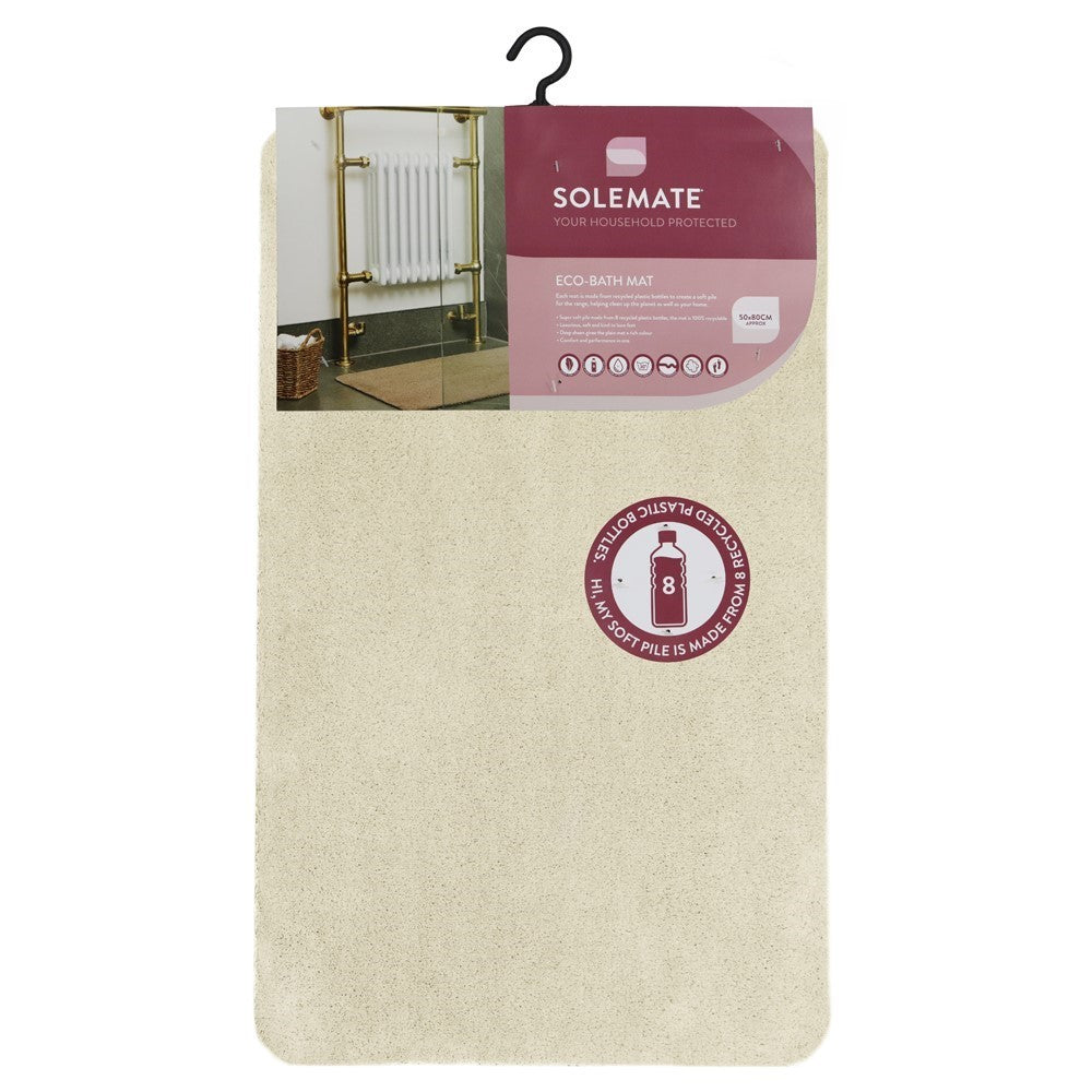 SOLEMATE® Eco-Bath Mat – Ivory 50x80cm