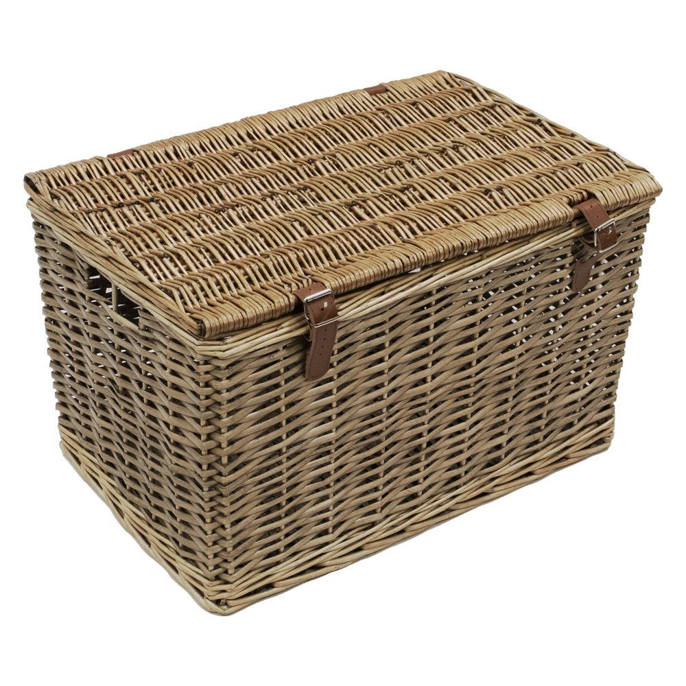 Large Wicker Storage Hamper - Natural Willow