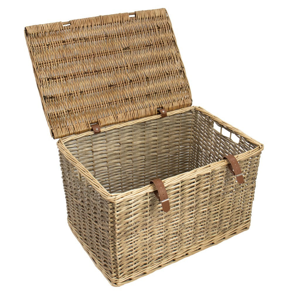 X-Large Wicker Storage Hamper - Natural Willow