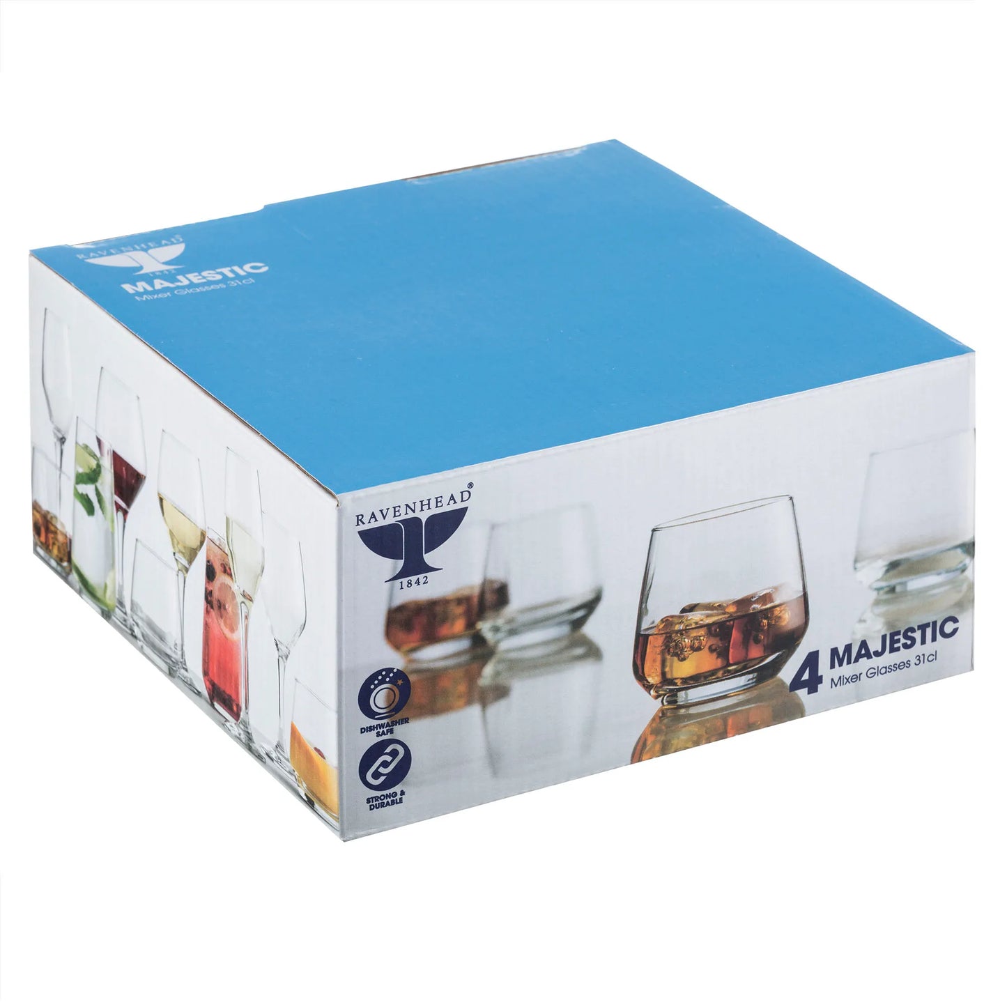 Majestic Set Of 4 Mixers Glasses 31cl Rent