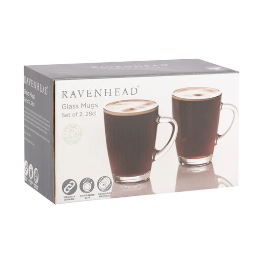 Entertain Mugs Set Of 2 28cl