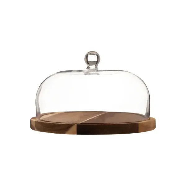 Selected Cheese/Cake Dome Wooden Board 26cm