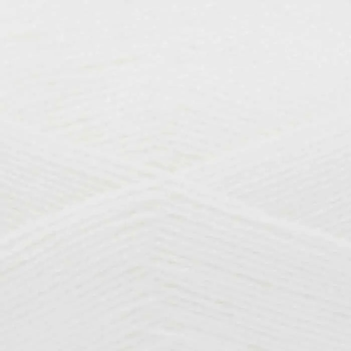 Knitting Yarn: Big Value Baby 4Ply: White: 100g