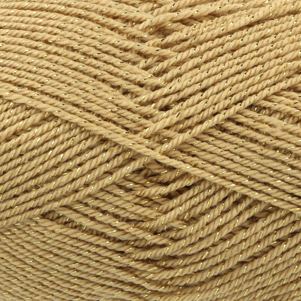 Knitting Yarn: Glitz DK: Caramel: 100g