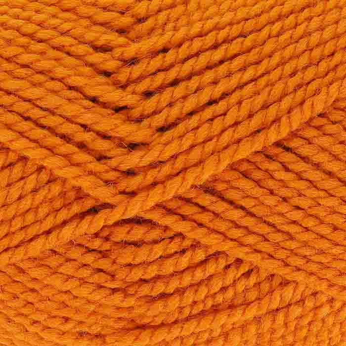Knitting Yarn: Big Value Chunky: Burnt Orange: 100g
