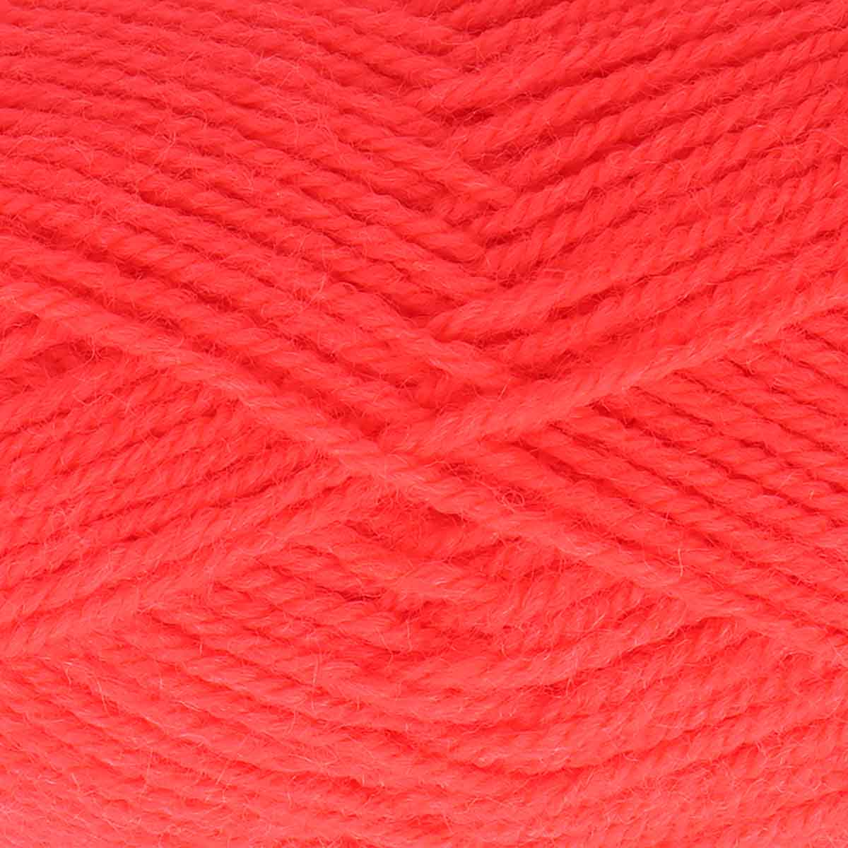 Knitting Yarn: Big Value 50g: Neon Coral: 50g