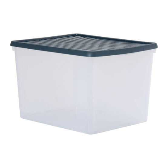 Wham® Box 7.03 50L Box & Lid Clear/navy