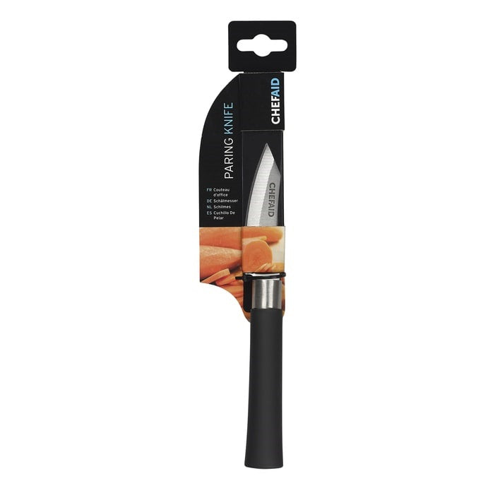 Chef Aid 3'' Paring Knife with Soft Grip Handle