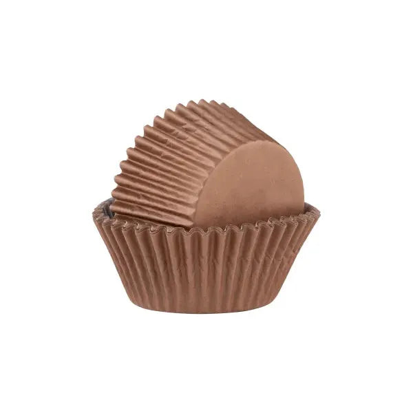 Set 40 Muffin Cases Brown