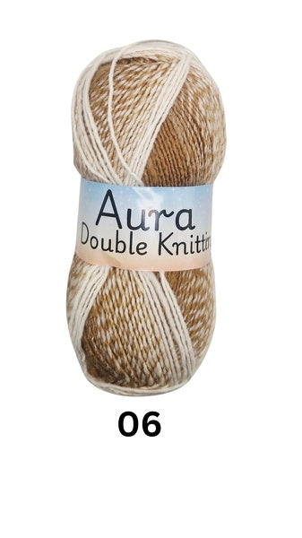 Knitting Yarn: Aura DK: Bronte: 200g