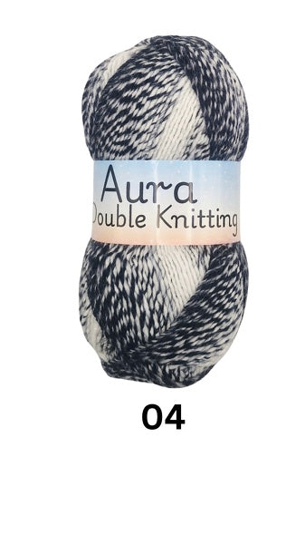 Knitting Yarn: Aura DK: Slate: 200g