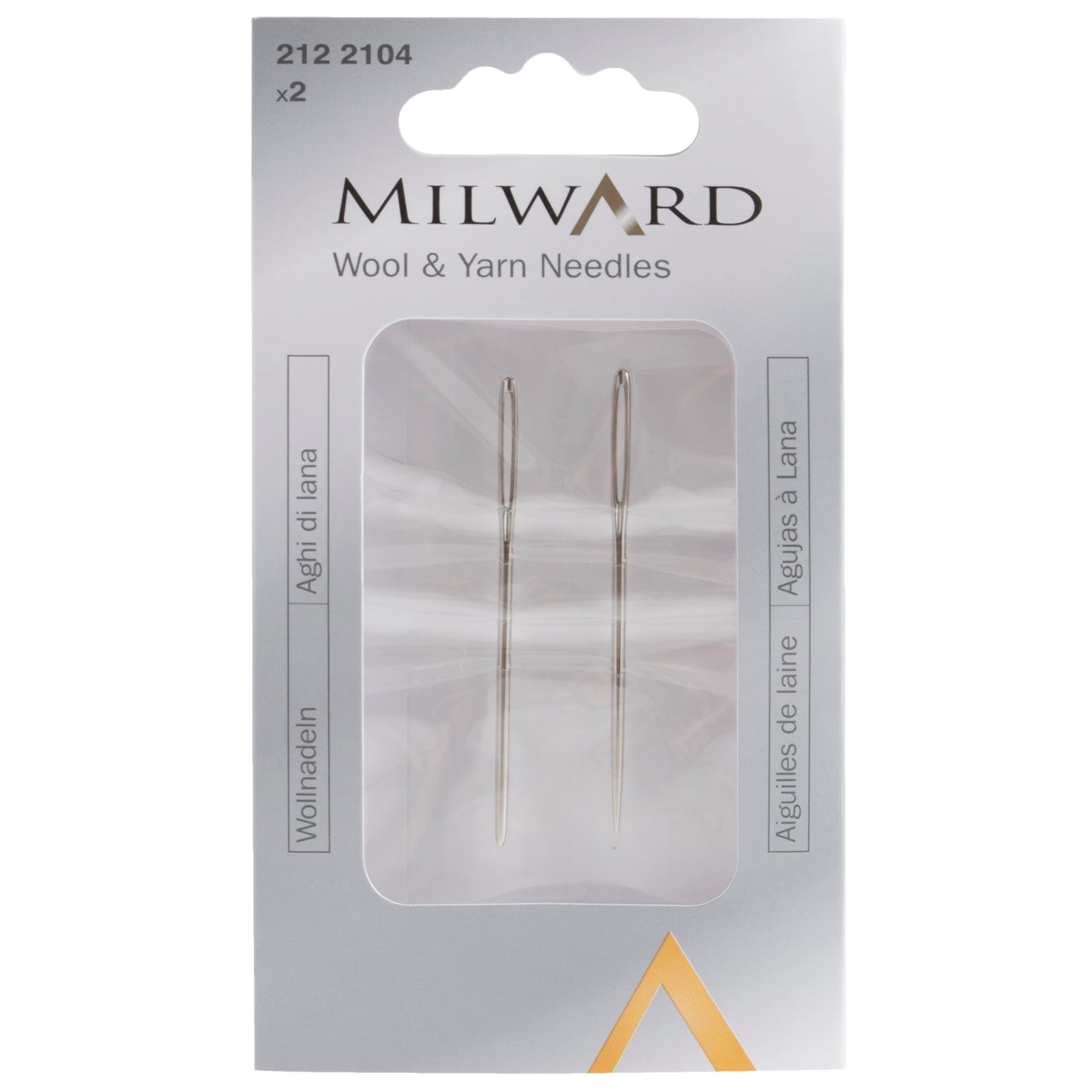 Hand Sewing Needles: Wool & Yarn: Metal: 2 Pieces