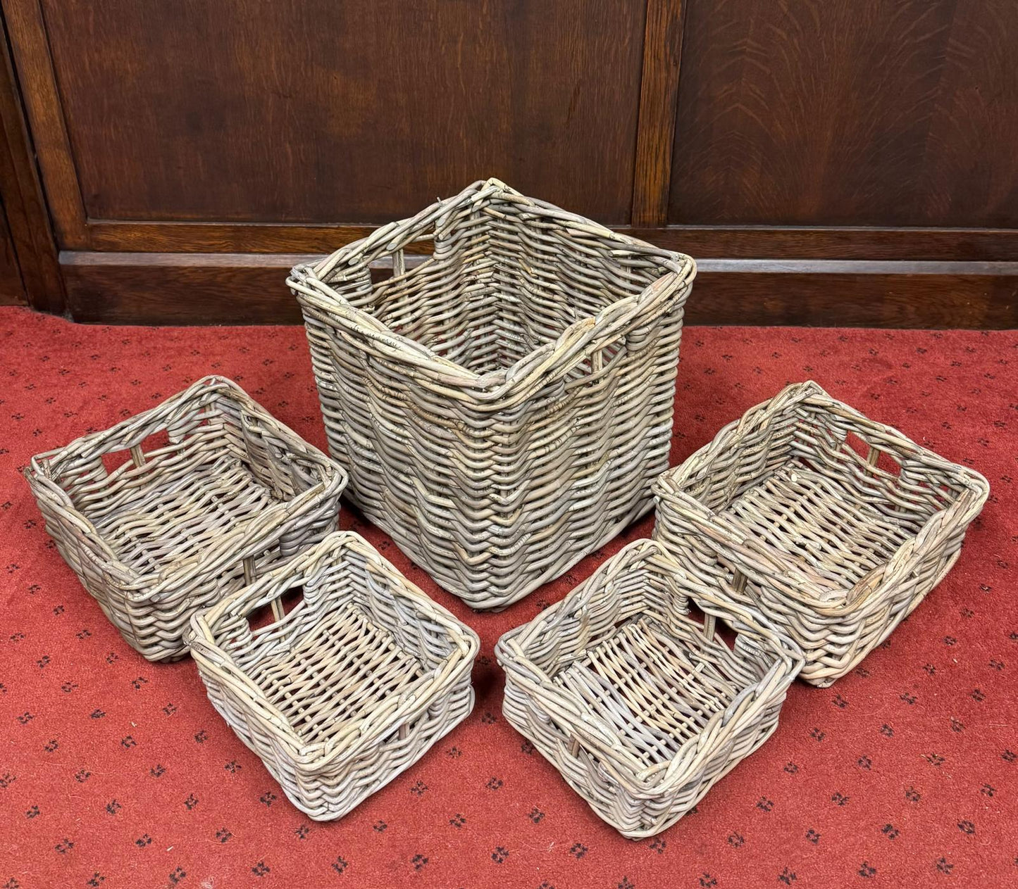 Rattan Square Storage