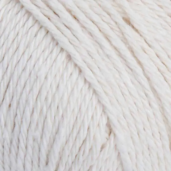 Knitting Yarn: Big Value Recycled Dishcloth Cotton: Cream: 100g