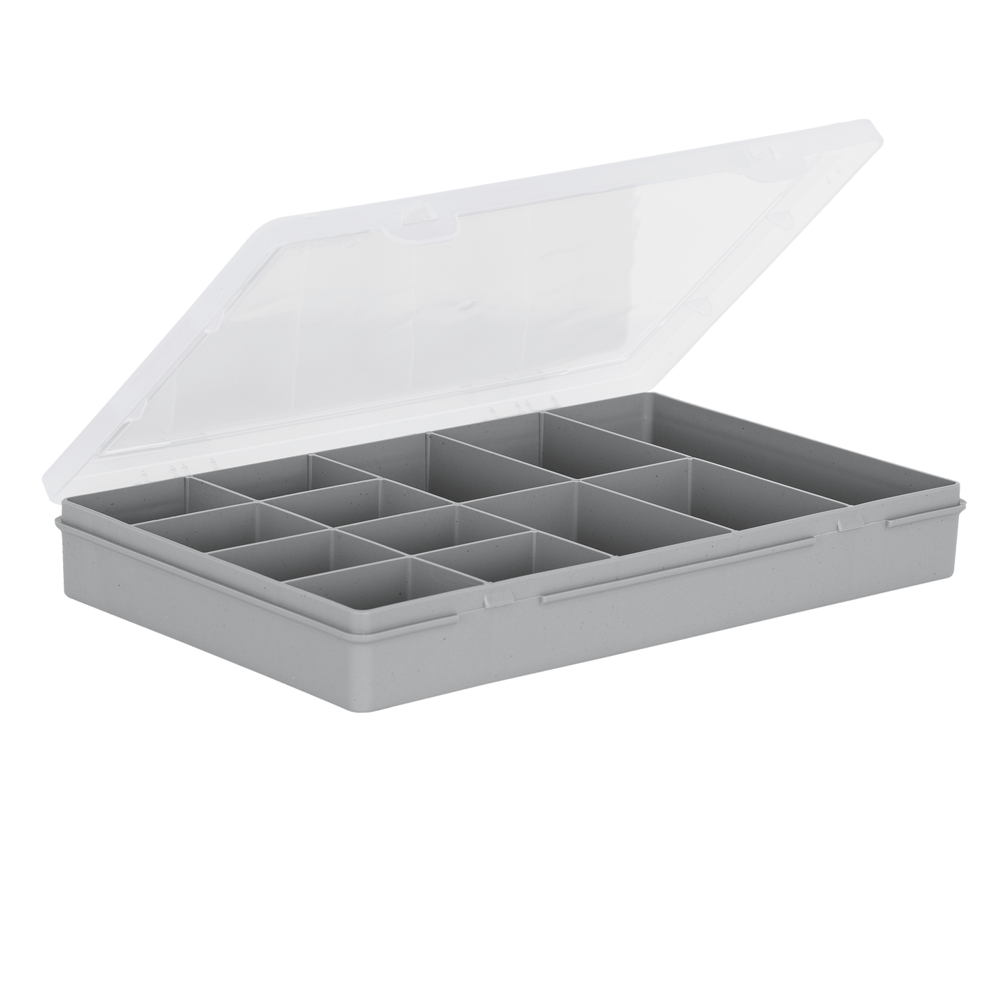 Organiser 3.03 29cm Box 13 Divs Upcycle Soft Grey/Clear