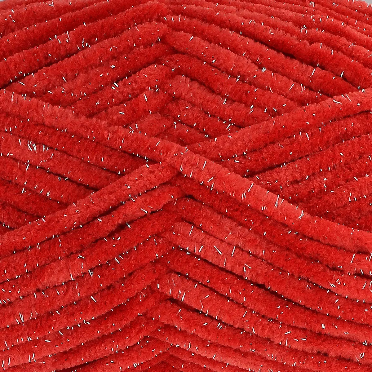 Knitting Yarn: Yummy Glitz: Crimson