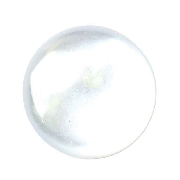 Pearl Flat 18mm Shanked Button