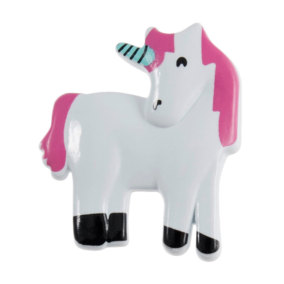 Unicorn Shaped Button 22mm
