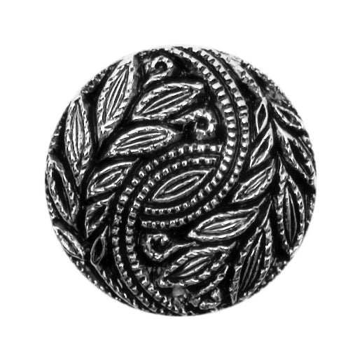 Leaf Design Button 15mm Shanked