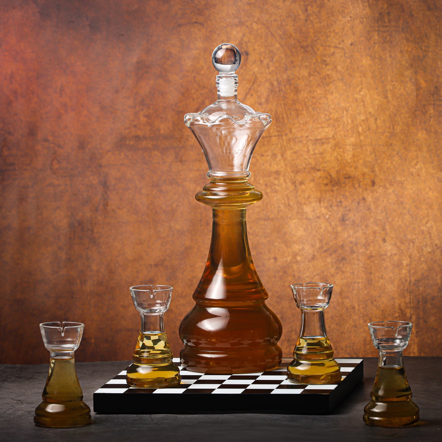 Bar Originale Chess Decanter & Glass Set with Board