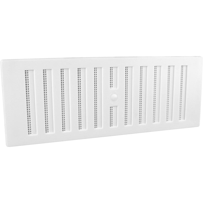 Vent Adjustable with Fly Screen 9x3" White