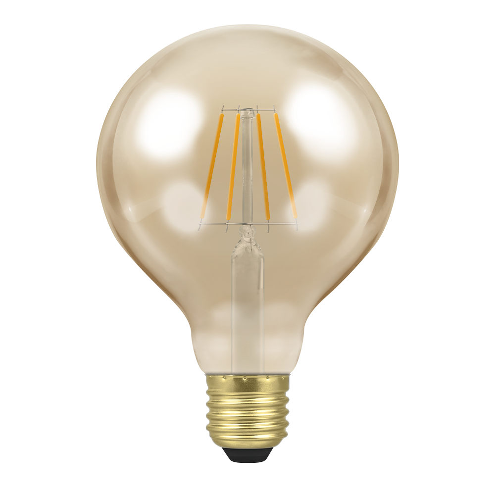 LED Decorative Globe G95 Antique Dimmable 4.5W 2200K ES-E27