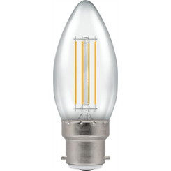 LED Crompton Filament Candle Clear 5w BC DIM 2700K 7130