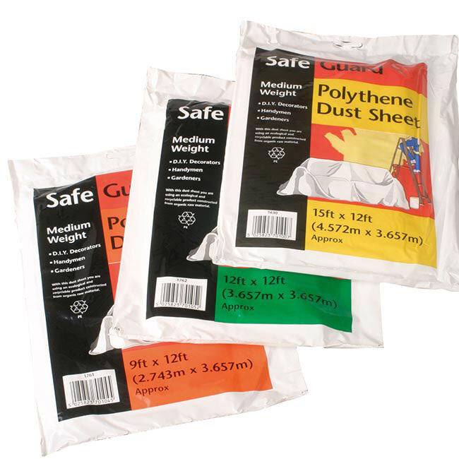 Poly Dust Sheet 12x9'