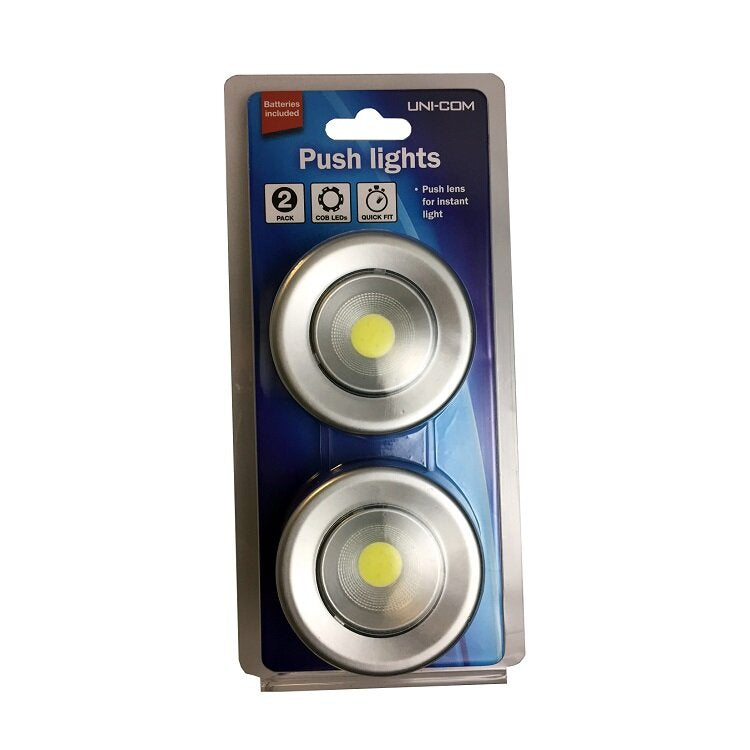 Uni-com Twin Pack Push Lights