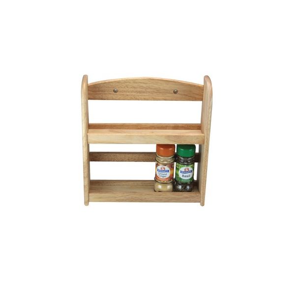 Wooden Spice Rack 2-tier