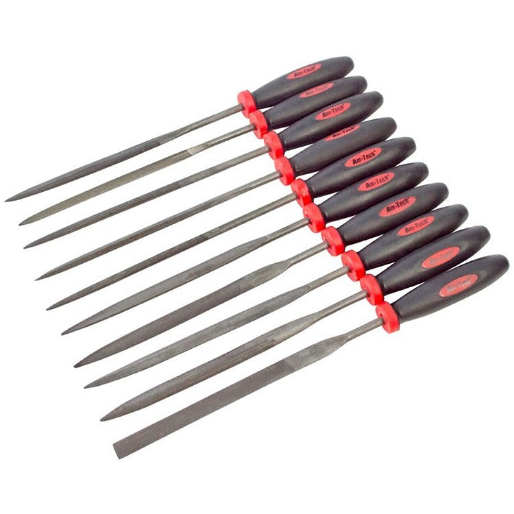 Amtech Needle File Set 10pk 140mm