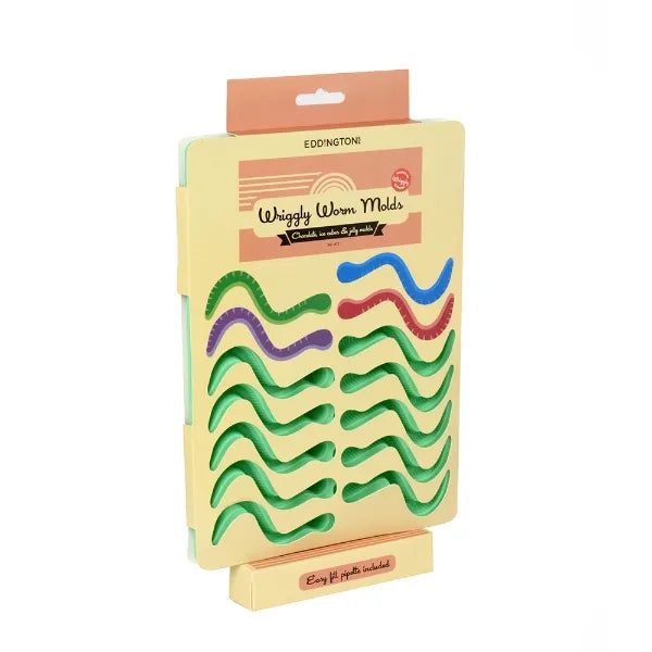 Wriggly Worm Set 2 Silicone Trays