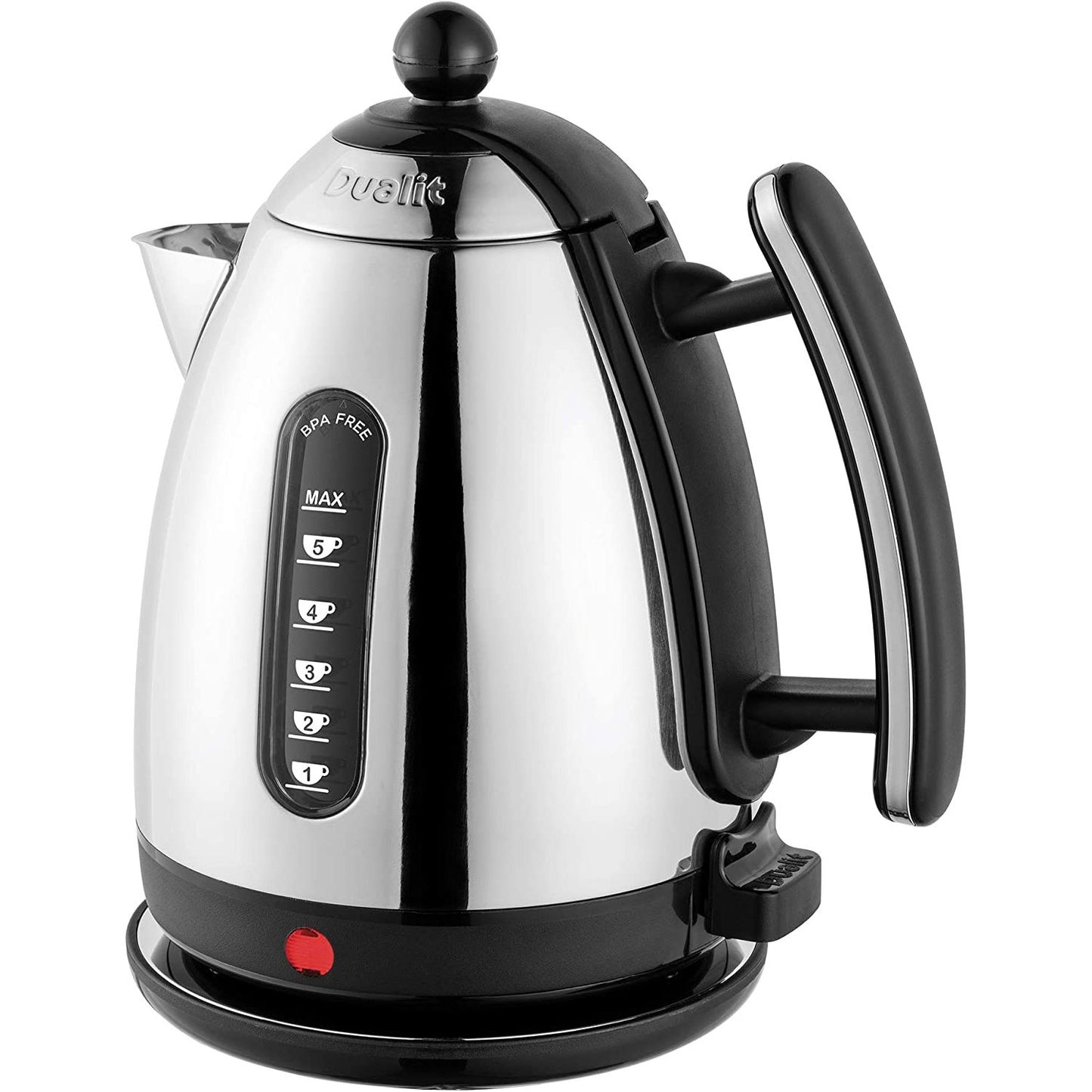 Dualit 1.5L Cordless Jug Kettle Black and Stainless Steel