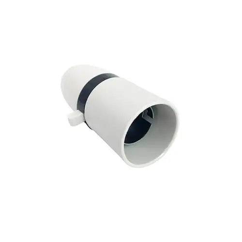 Switched Lampholder (White, Plastic)