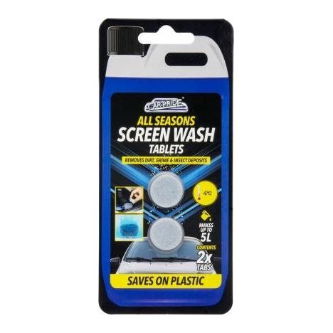 CAR PRIDE Screen Wash Drop in Tabs 2pk