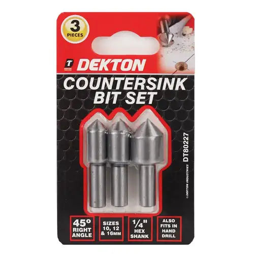 Dekton 3pc Countersink