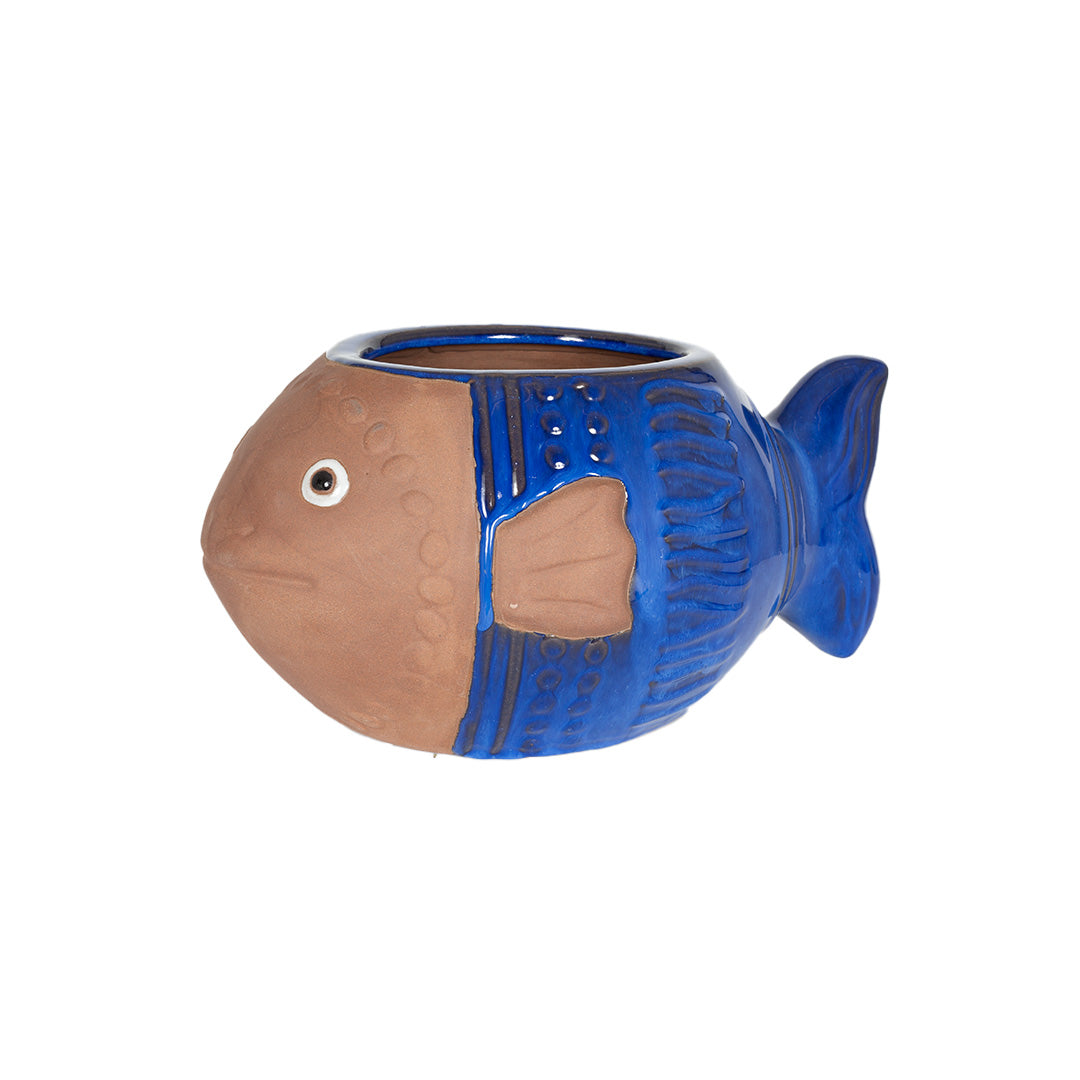 Glazed Fish Planter