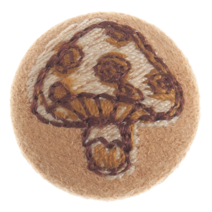 Buttons: Woodland Toadstool: 20mm: Natural