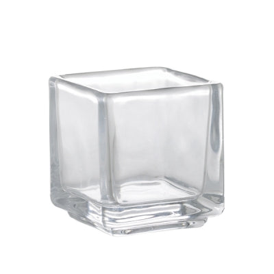 Glass Square Tealight Holder