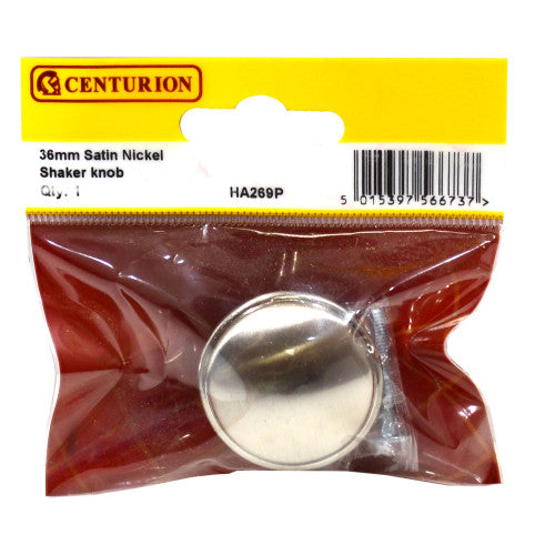 36mm Satin Nickel Shaker Knob