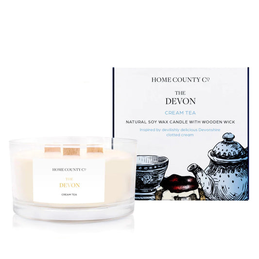 The Devon - Cream Tea 3 Wick Candle