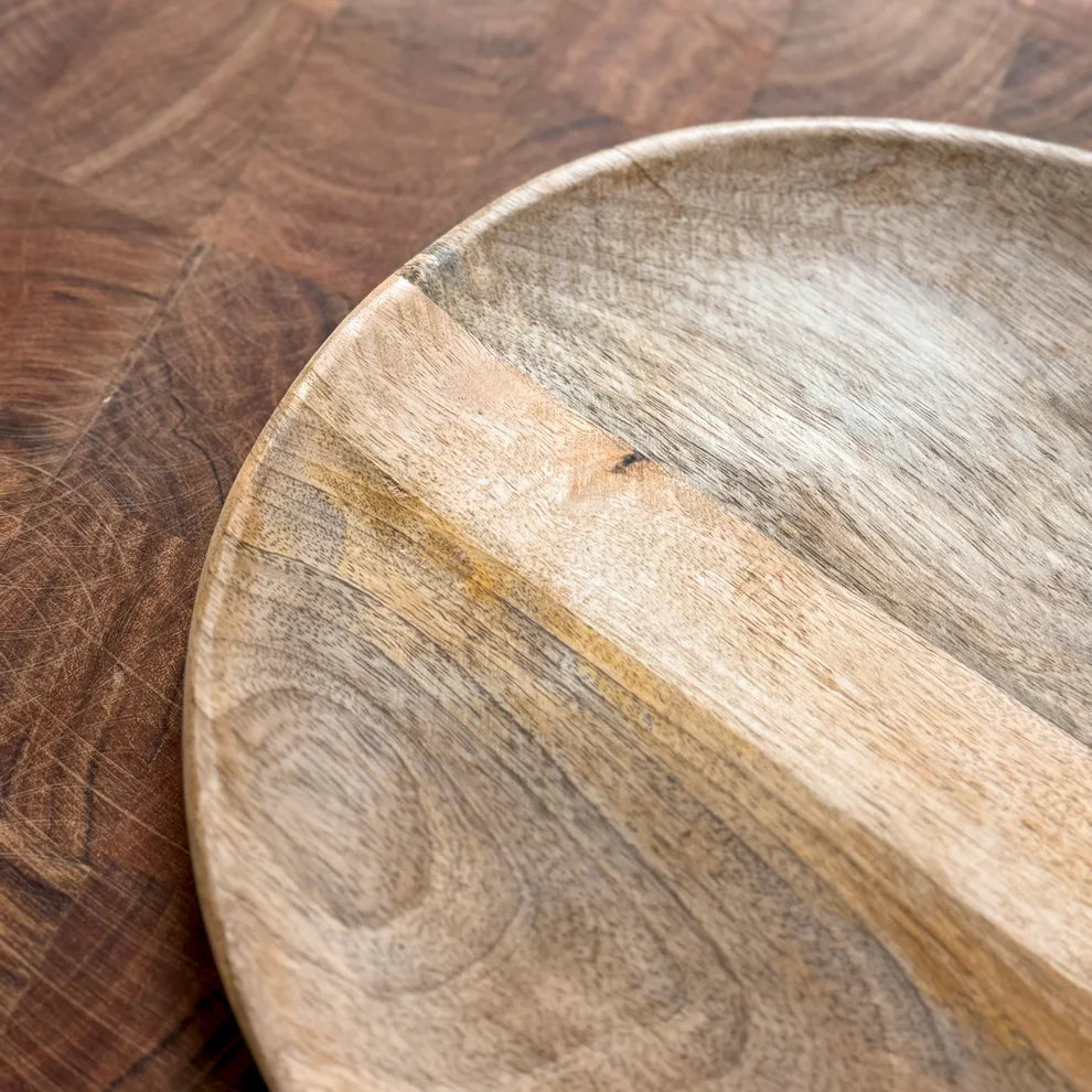 Rounded Natural Serving Board