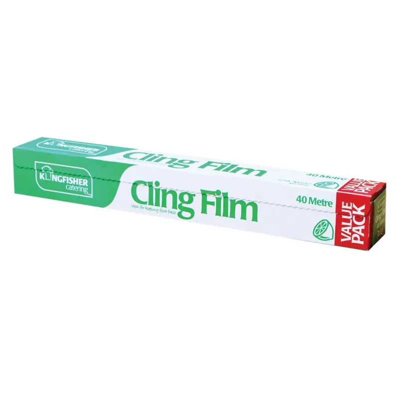 KINGFISHER 40m x 30cm Catering Cling Film Wrap