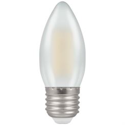 LED Crompton Filament Candle Pearl 5w ES DIM 2700K
