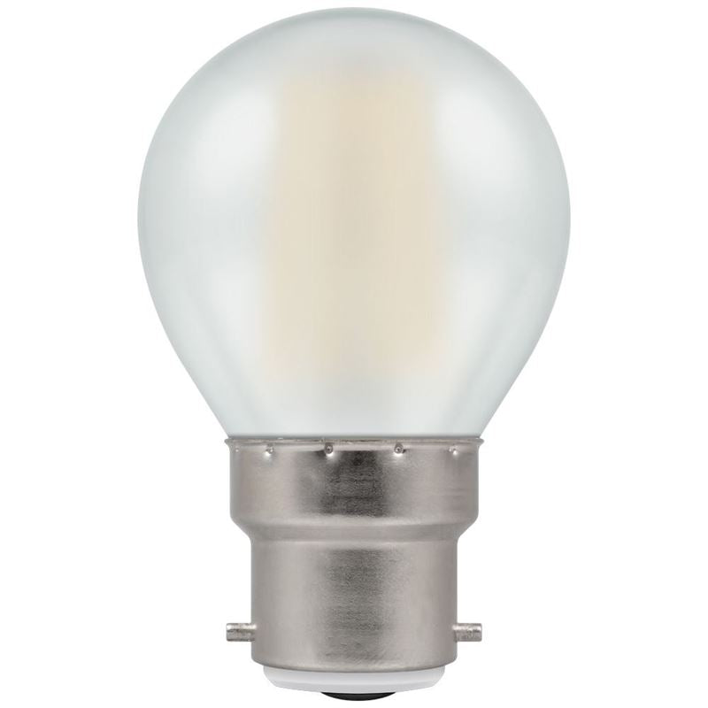 LED Crompton Filament 5w BC Golf Ball Pearl DIM 2700K 7253