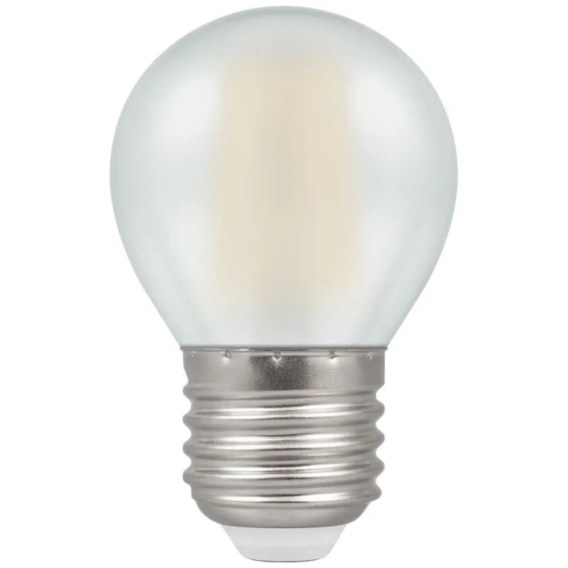 LED Crompton Filament 5W ES Golf Ball Pearl DIM 2700K