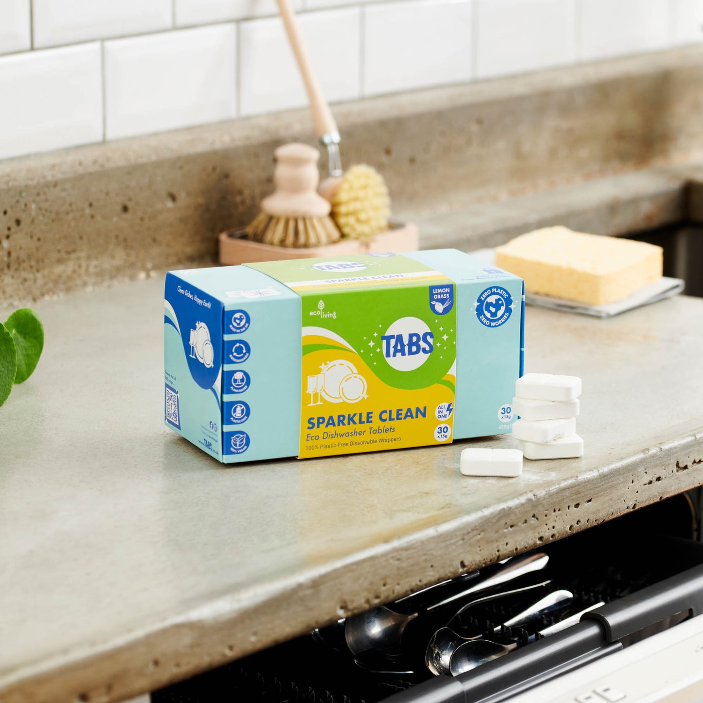 TABS Dishwasher Tablets Sparkle Clean UK