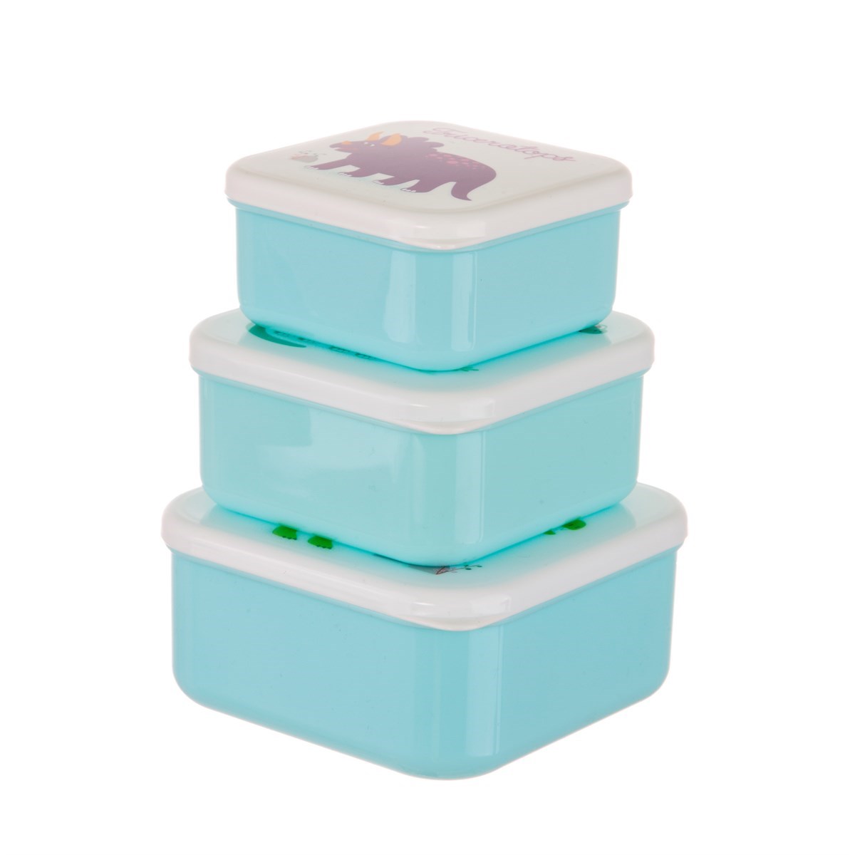 Roarsome Dinosaurs Lunch Boxes - Set of 3